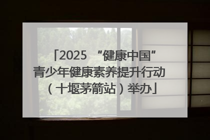 2025 “健康中国” 青少年健康素养提升行动（十堰茅箭站）举办
