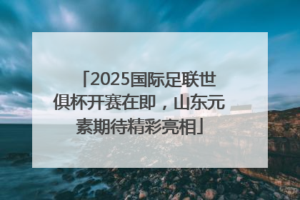 2025国际足联世俱杯开赛在即，山东元素期待精彩亮相