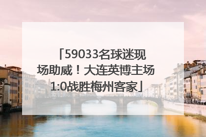59033名球迷现场助威！大连英博主场1:0战胜梅州客家
