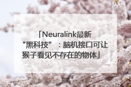 Neuralink最新“黑科技”：脑机接口可让猴子看见不存在的物体